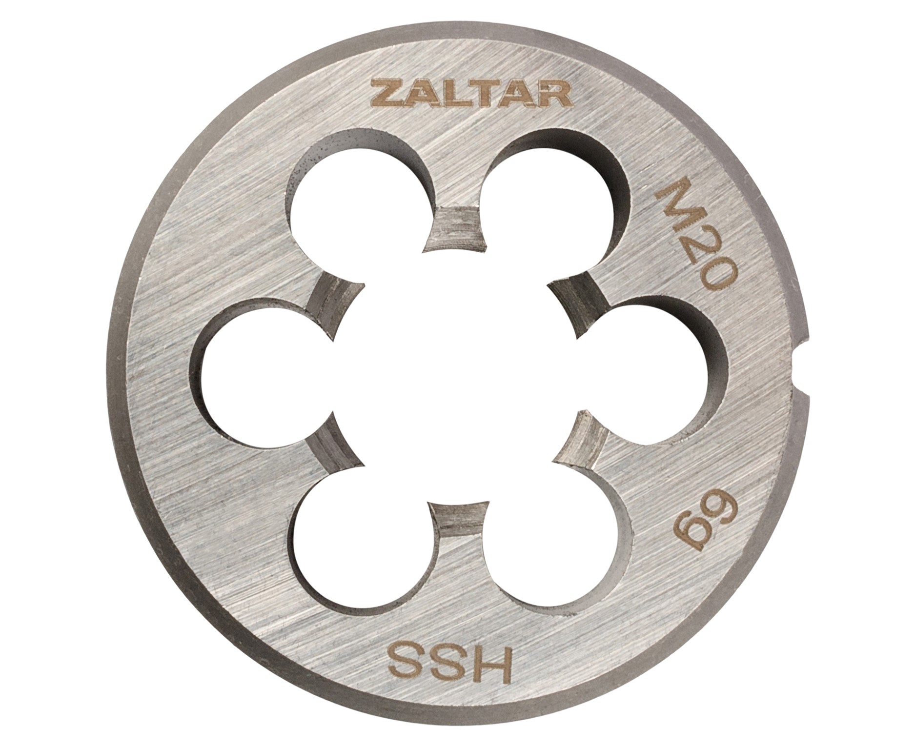 Плашка круглая резьбонарезная HSS, DIN 223 B (DIN EN 22568), M20x2.5, 45x18