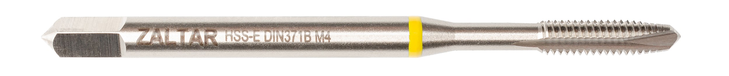 Метчик машинный YELLOW RING HSS-E, DIN 371, Тип B, M4 x 0,7