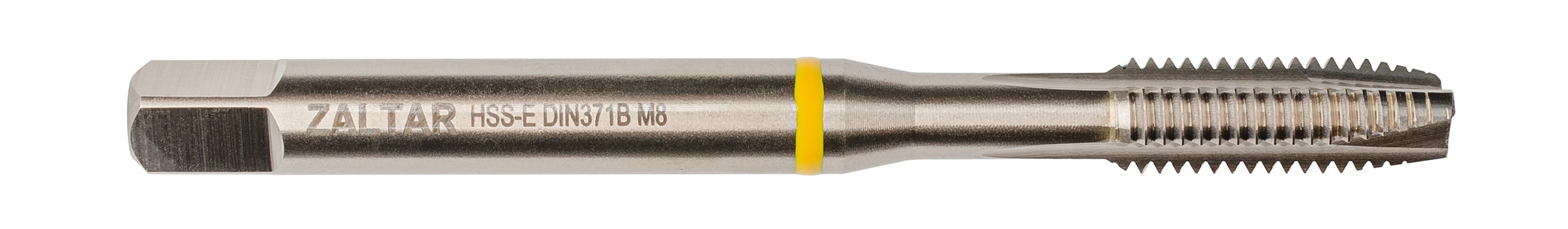Метчик машинный YELLOW RING HSS-E, DIN 371, Тип B, M8 x 1,25