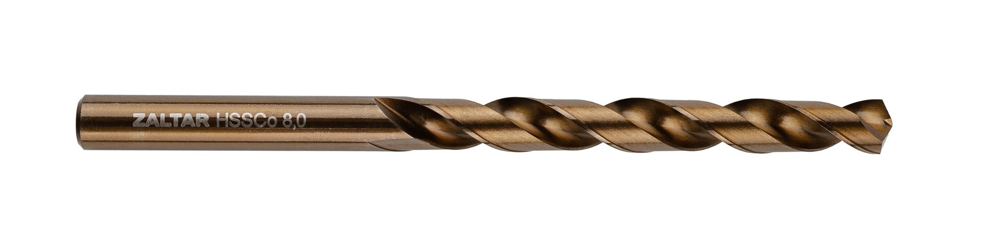 Сверло по металлу, индустриальное, DIN 338, HSS-E Co5, Тип VA, 5xD, 8,00 мм
