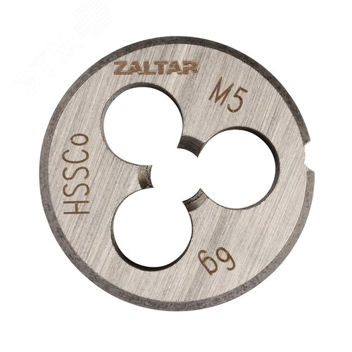 Изображение товара Плашка круглая резьбонарезная HSS-E, DIN 223 B (DIN EN 22568), M5x0.8, 20x7 (шт)