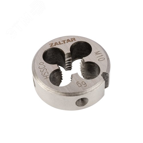 Плашка круглая резьбонарезная HSS-E, DIN 223 B (DIN EN 22568), M10x1.5, 30x11 - фото 2