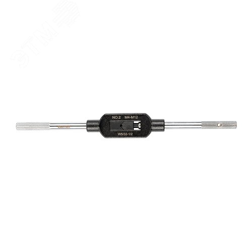 Метчикодержатель регулируемый GT, DIN 1814, номер 2, M4-12, Диаметр 3,0-9,0, 280 мм, сталь - фото 1