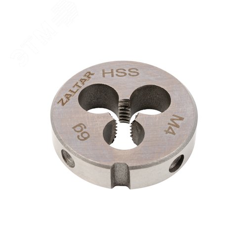 Плашка круглая резьбонарезная HSS, DIN 223 B (DIN EN 22568), M4x0.7, 20x5 - фото 2