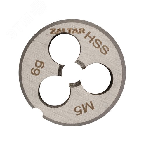 Изображение товара Плашка круглая резьбонарезная HSS, DIN 223 B (DIN EN 22568), M5x0.8, 20x7 (шт)