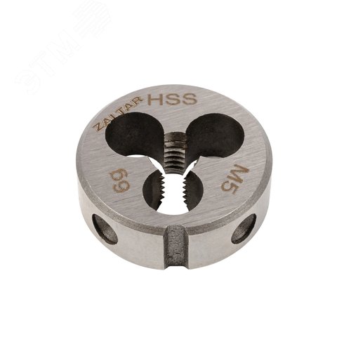 Плашка круглая резьбонарезная HSS, DIN 223 B (DIN EN 22568), M5x0.8, 20x7 - фото 2