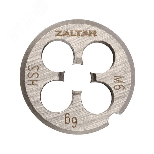 Плашка круглая резьбонарезная HSS, DIN 223 B (DIN EN 22568), M6x1.0, 20x7 - фото 1