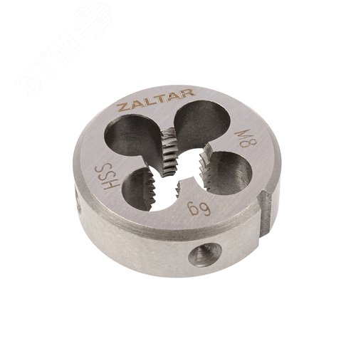 Плашка круглая резьбонарезная HSS, DIN 223 B (DIN EN 22568), M8x1.25, 25x9 - фото 2