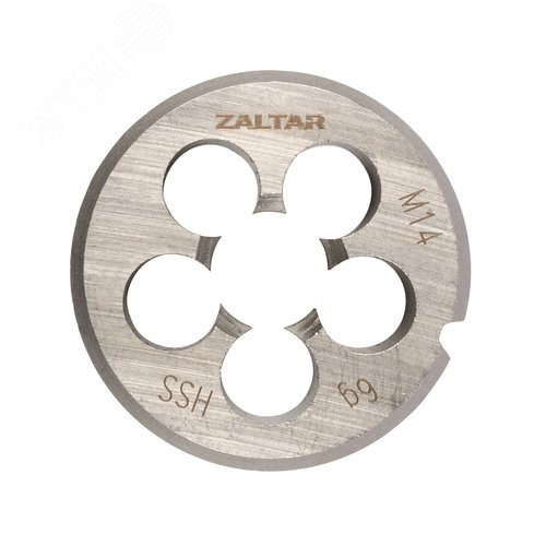 Изображение товара Плашка круглая резьбонарезная HSS, DIN 223 B (DIN EN 22568), M14x2.0, 38x14 (шт)