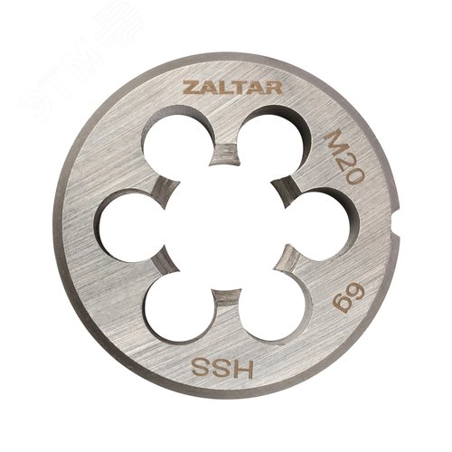 Изображение товара Плашка круглая резьбонарезная HSS, DIN 223 B (DIN EN 22568), M20x2.5, 45x18 (шт)