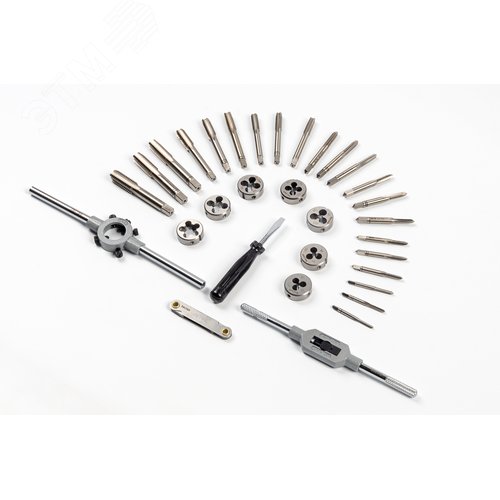 Набор резьбонарезного инструмента CM 15 HSS, 32 предмета, M3-M4-M5-M6-M8-M10-M12 - фото 4