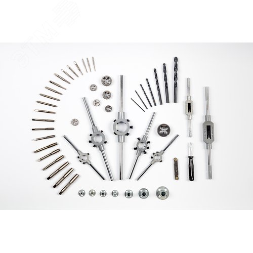 Набор резьбонарезного инструмента 15SF HSS, 51 предмет, M3-M4-M5-M6-M8-M10-M12 - фото 6