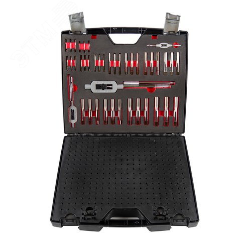 Набор резьбонарезного инструмента STM 55 HSS, 64 предмета, M3-M4-M5-M6-M8-M10-M12-M14-M16-M18-M20-M22-M24 - фото 2