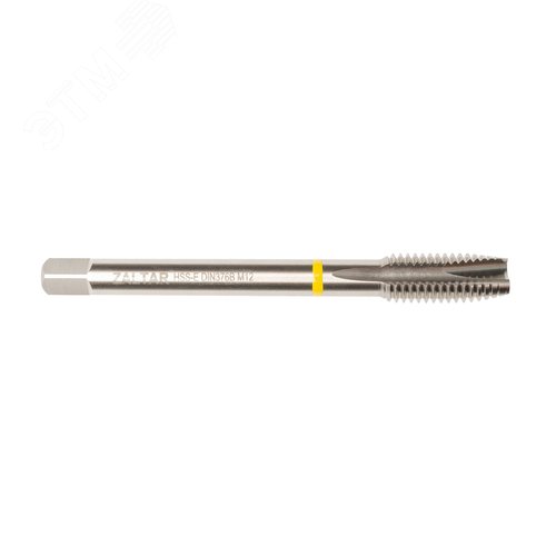 Метчик машинный YELLOW RING HSS-E, DIN 376, Тип B, M12 x 1,75 - фото 1