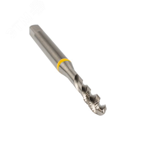 Метчик машинный YELLOW RING HSS-E, DIN 371, 35 градусов RSP, M5 x 0,8 - фото 2