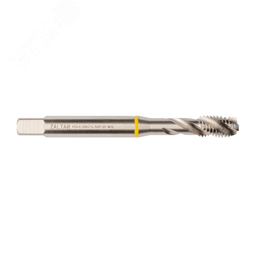 Метчик машинный YELLOW RING HSS-E, DIN 371, 35 градусов RSP, M10 x 1,5 - фото 1