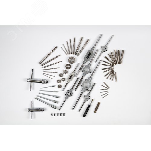 Набор резьбонарезного инструмента KH46S HSS, 58 предметов, M3-M4-M5-M6-M8-M10-M12 - фото 5