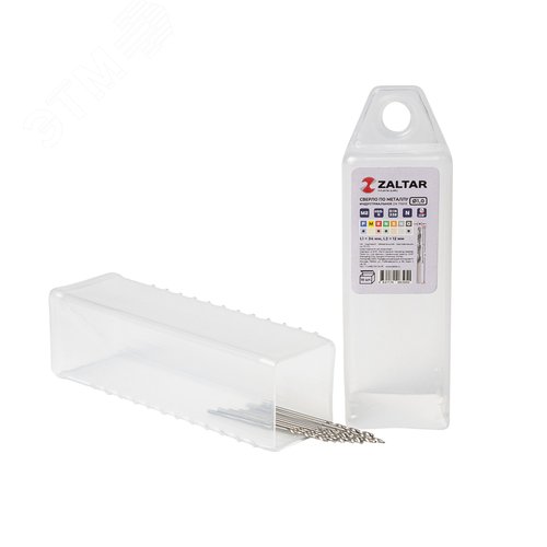 Сверло по металлу, индустриальное, DIN 338, HSS-G, Тип N, 5xD, 1,00 мм, (1 комплект-10 шт) - фото 1