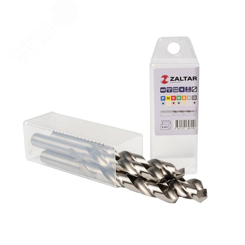 Сверло по металлу, индустриальное, DIN 338, HSS-G, Тип N, 5xD, 11,50 мм, (1 комплект-5 шт) - фото 1