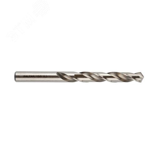 Сверло по металлу, индустриальное, DIN 338, HSS-G, Тип N, 5xD, 12,50 мм - фото 1