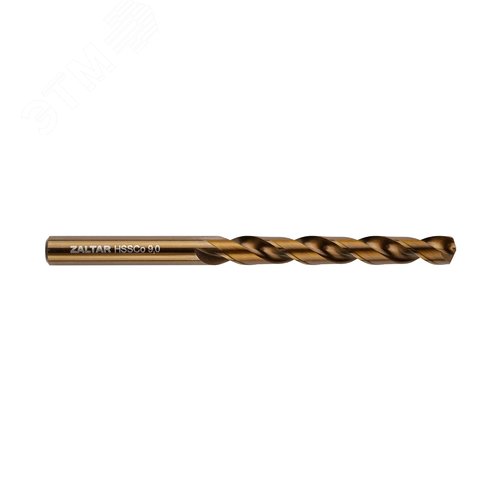 Изображение товара Сверло по металлу, индустриальное, DIN 338, HSS-E Co5, Тип VA, 5xD, 9,00 мм (шт)