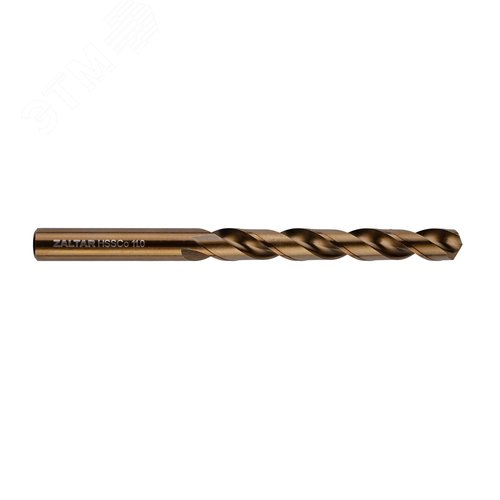 Сверло по металлу, индустриальное, DIN 338, HSS-E Co5, Тип VA, 5xD, 11,00 мм - фото 1