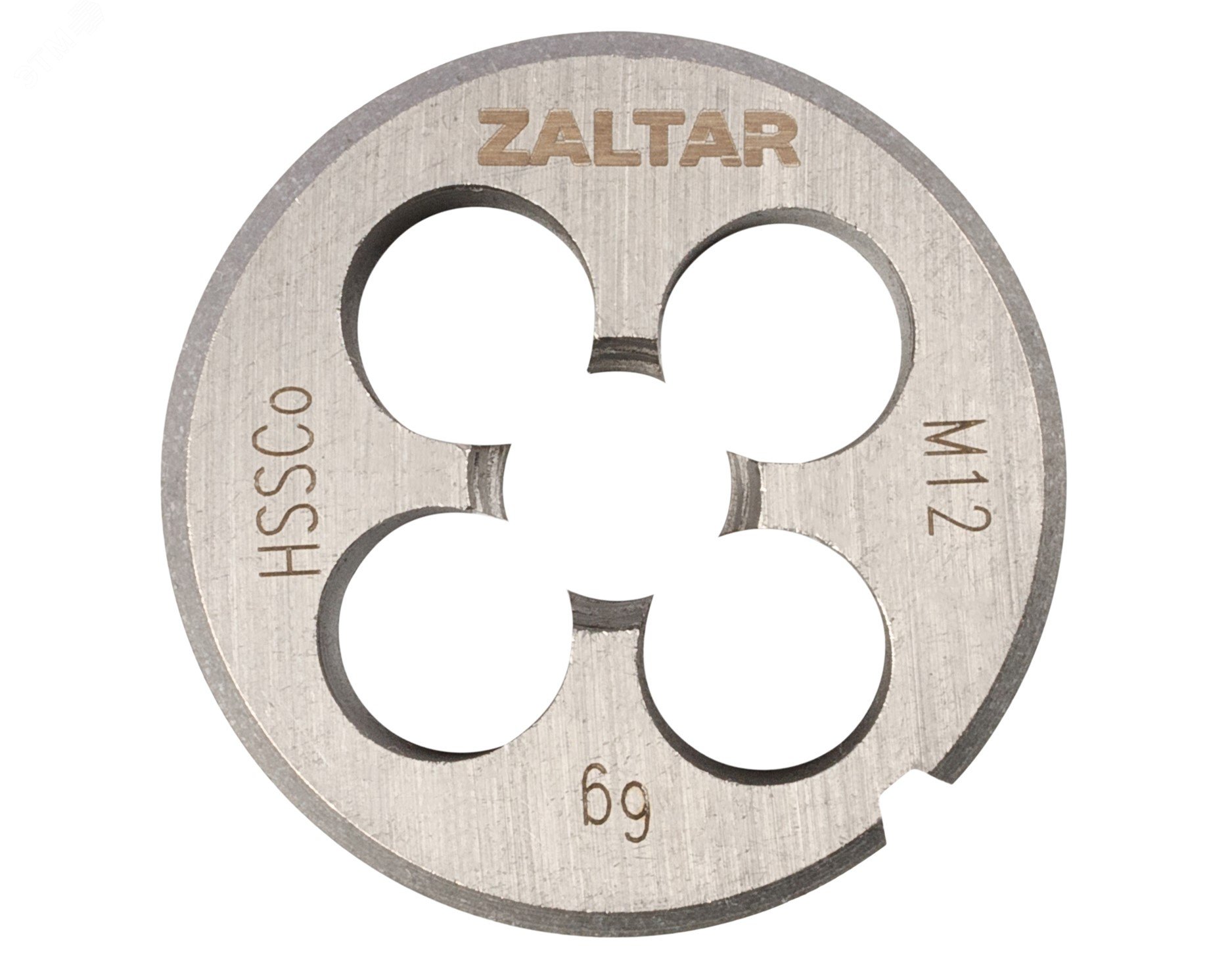 Изображение товара Плашка круглая резьбонарезная HSS-E M12x1.75 38x14 ZALTAR