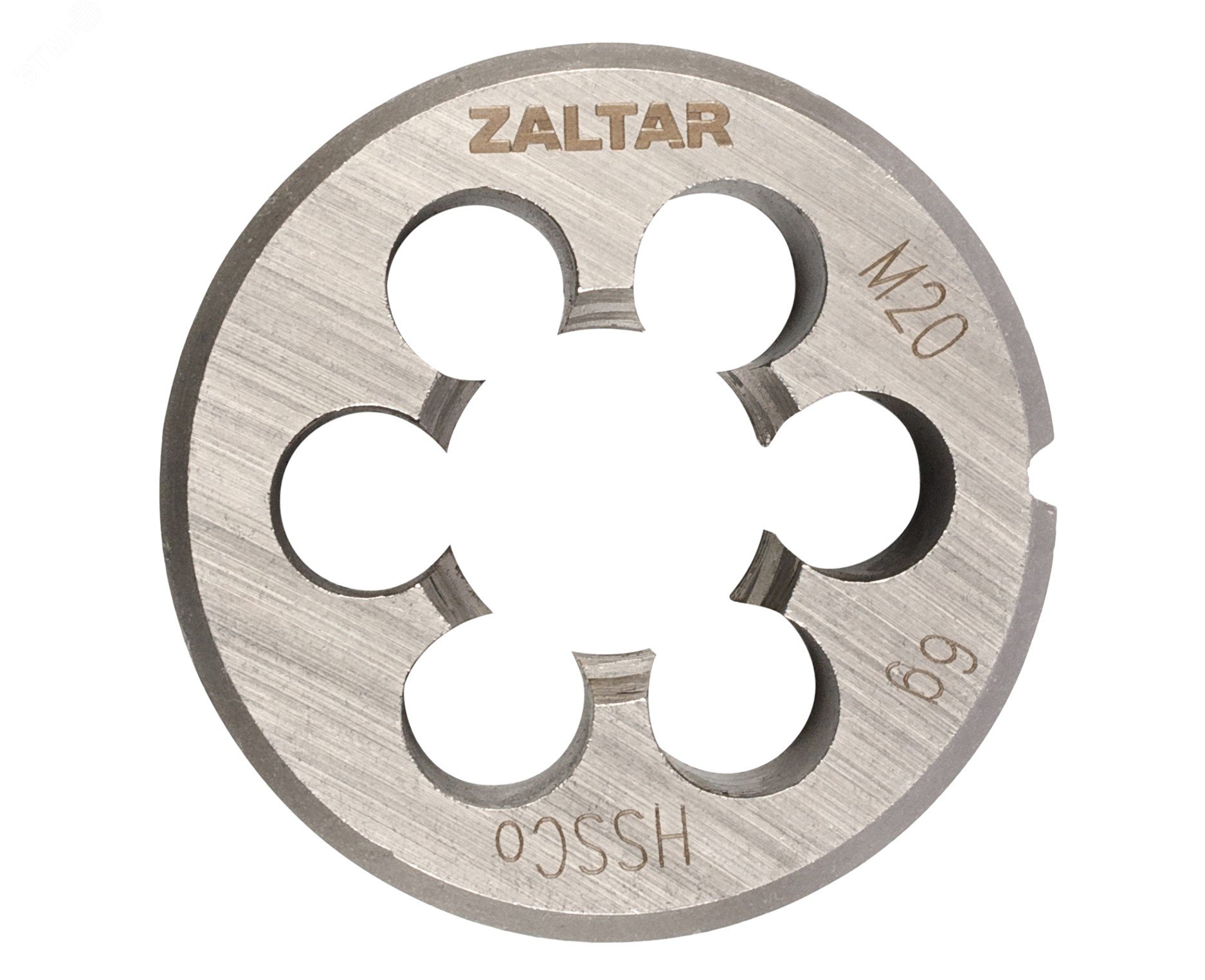 Изображение товара Плашка круглая резьбонарезная HSS-E M20x2.5 45x18 ZALTAR