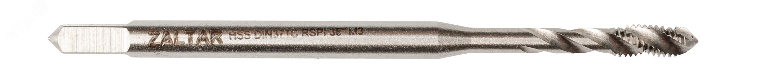 Изображение товара Метчик машинный HSS, DIN 371, 35 градусов RSP, M3 x 0,5 (шт)
