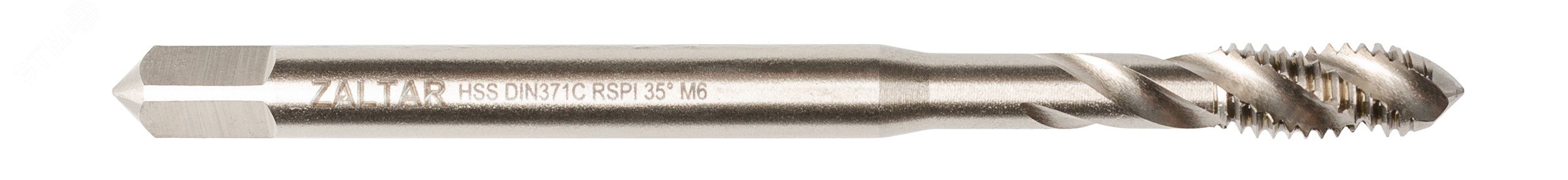 Изображение товара Метчик машинный HSS, DIN 371, 35 градусов RSP, M6 x 1,0 (шт)