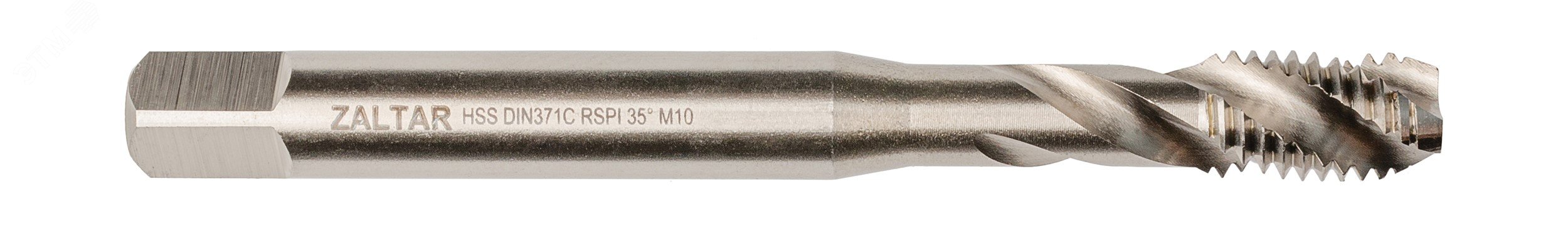 Изображение товара Метчик машинный HSS, DIN 371, 35 градусов RSP, M10 x 1,5 (шт)