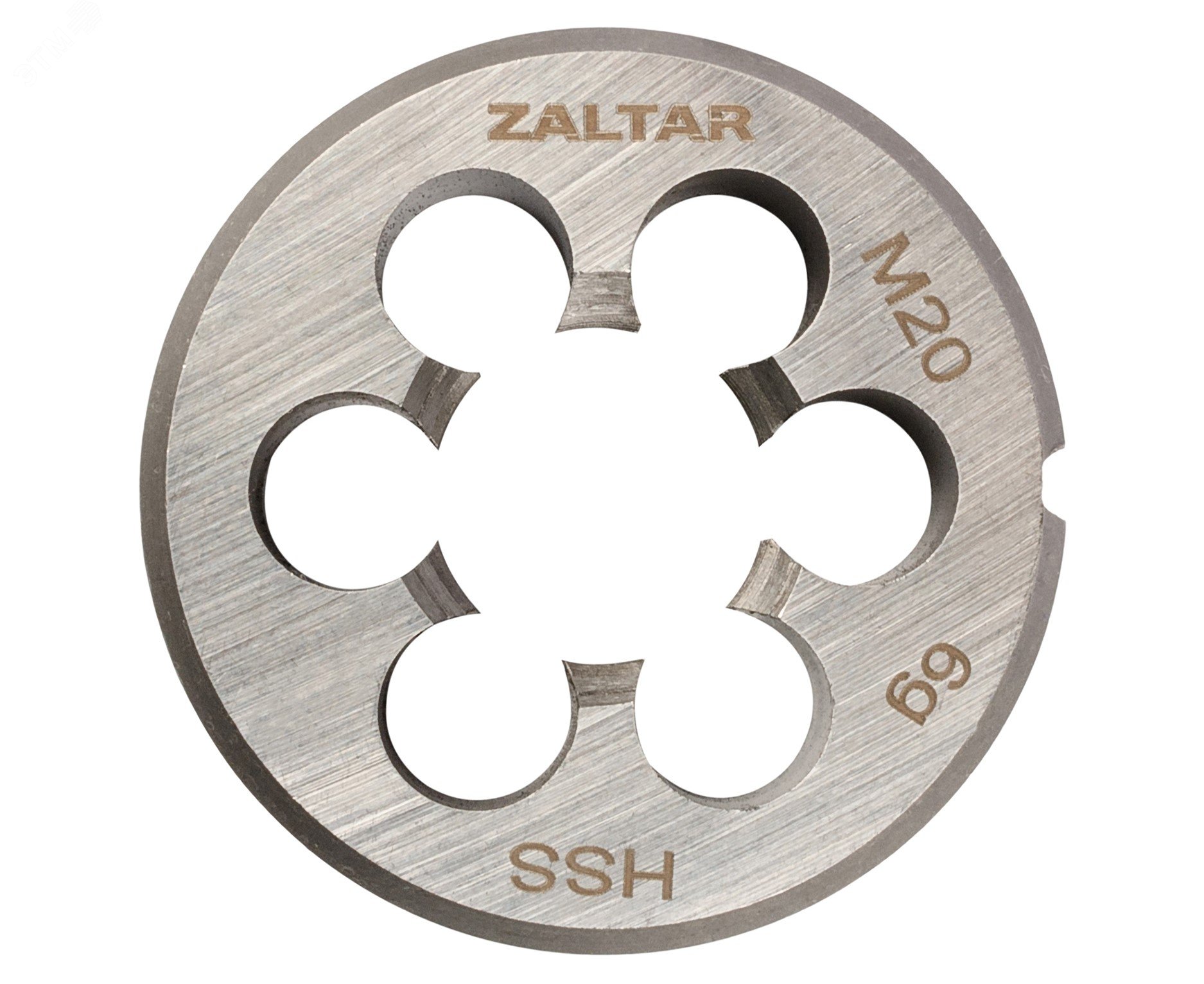 Изображение товара Плашка круглая резьбонарезная HSS, M20x2.5, 45x18, DIN 223 B