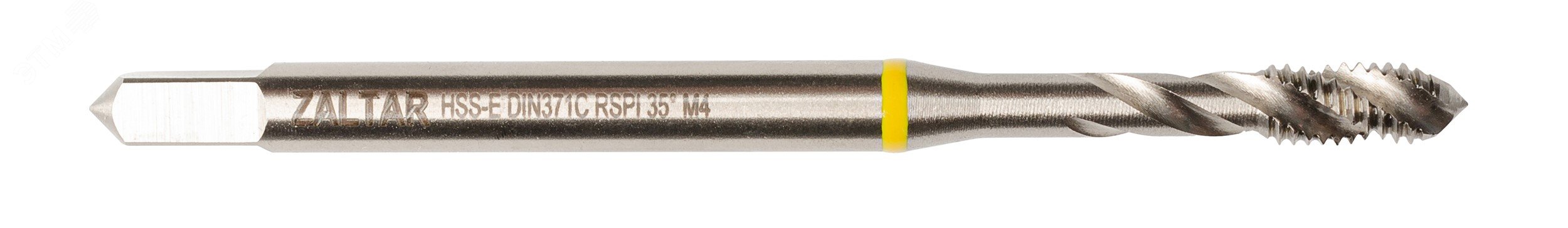 Изображение товара Метчик машинный YELLOW RING HSS-E, DIN 371, 35 градусов RSP, M4 x 0,7 (шт)