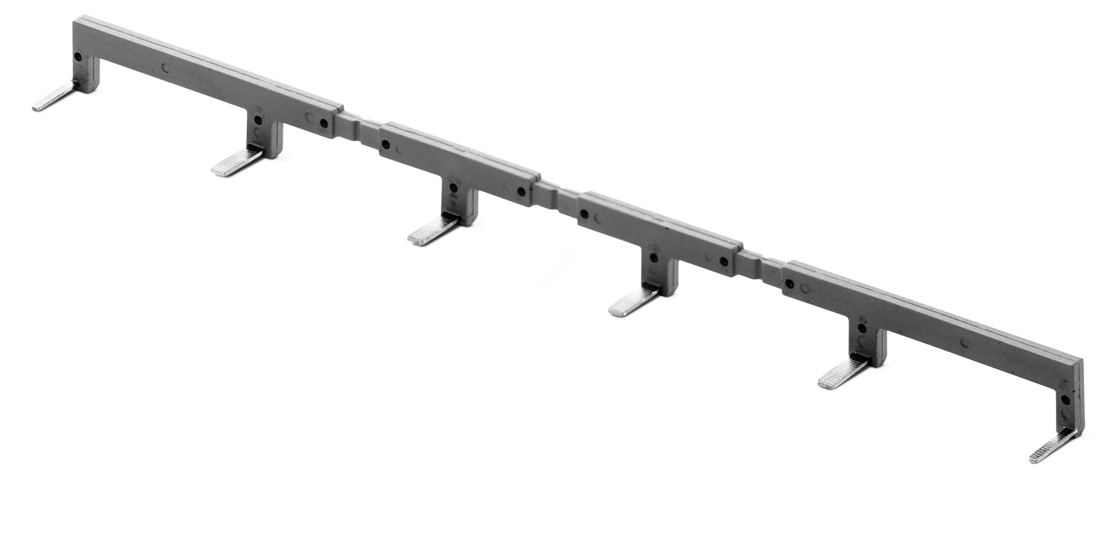 Соединитель 6П шинный черный