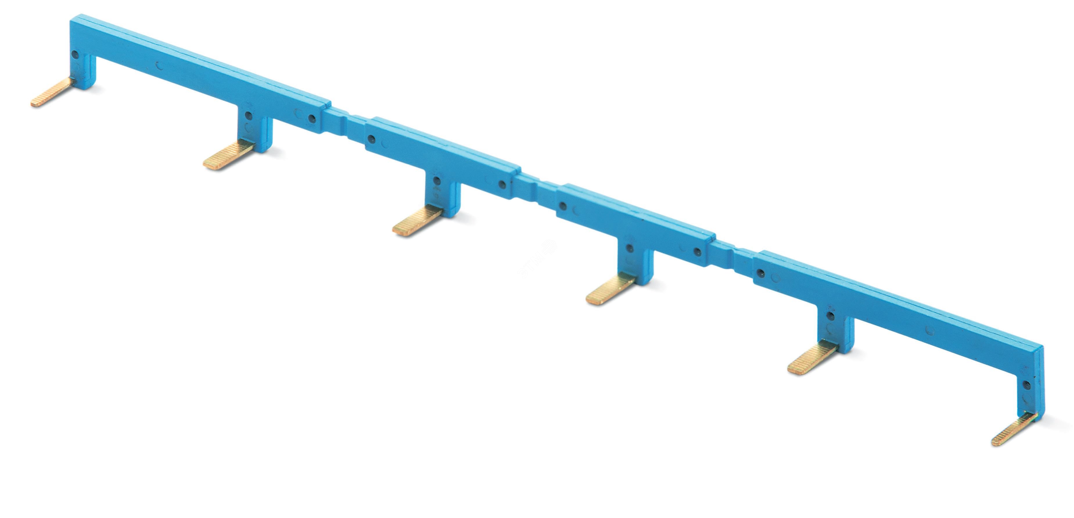 Соединитель 6П шинный красный