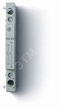 Изображение товара Модуль дополнительных контактов для 22.44 22.64 2NO 6А (шт)