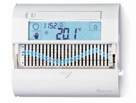 Изображение товара Термостат комнатный цифровой 'Touch slide' суточный таймер сенсорный экран питание 3В DС 1СО 5А монтаж на стену белый (шт)