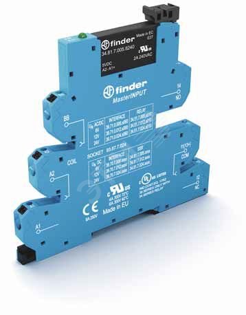 Изображение товара Модуль интерфейсный сборка 34.81.7.024.9024 + 93.67.7.024, твердотельное реле, серия MasterINPUT, выход 6A 24В DC, питание 24В DC, IP20, безвинтовые клеммы Push-in (шт)
