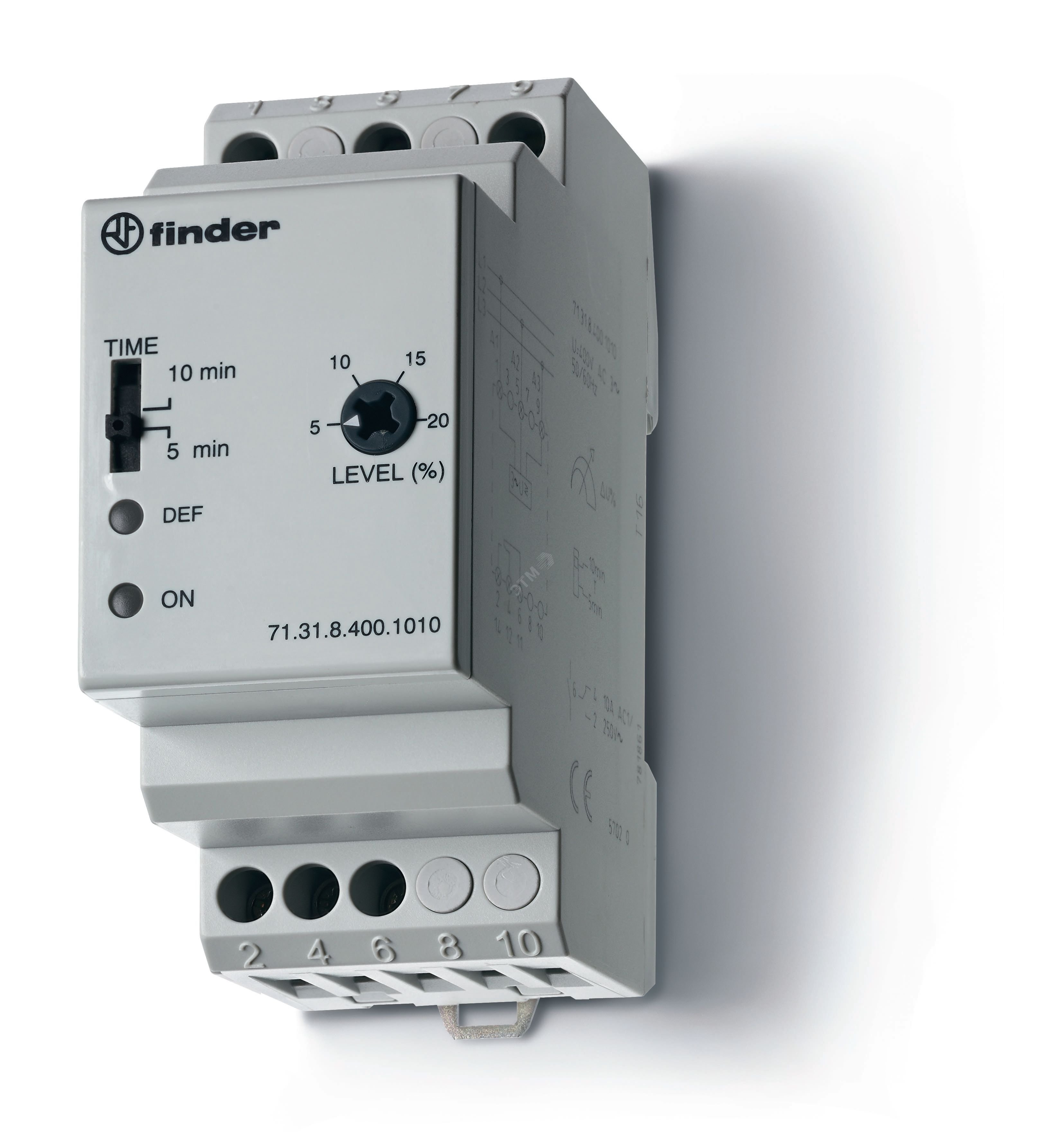 Контрольные реле 3-фазы, Контроль перенапряжения и пониженного напряжения  (настр. +- 5 ~ 20%UN) артикул 71.31.8.400.1010 FINDER - купить в Москве и  РФ по цене Свяжитесь с нами руб. в интернет-магазине ЭТМ iPRO |  характеристики, аналоги, стоимость