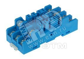 Изображение товара Розетка с винтовыми клеммами под шайбу для реле 62.31, 62.32, 62.33, в комплекте металлическая клипса 092.53 (шт)