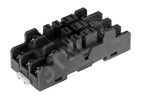 Розетка с винтовыми клеммами под шайбу для реле 62.31, 62.32, 62.33, в комплекте металлическая клипса 092.53