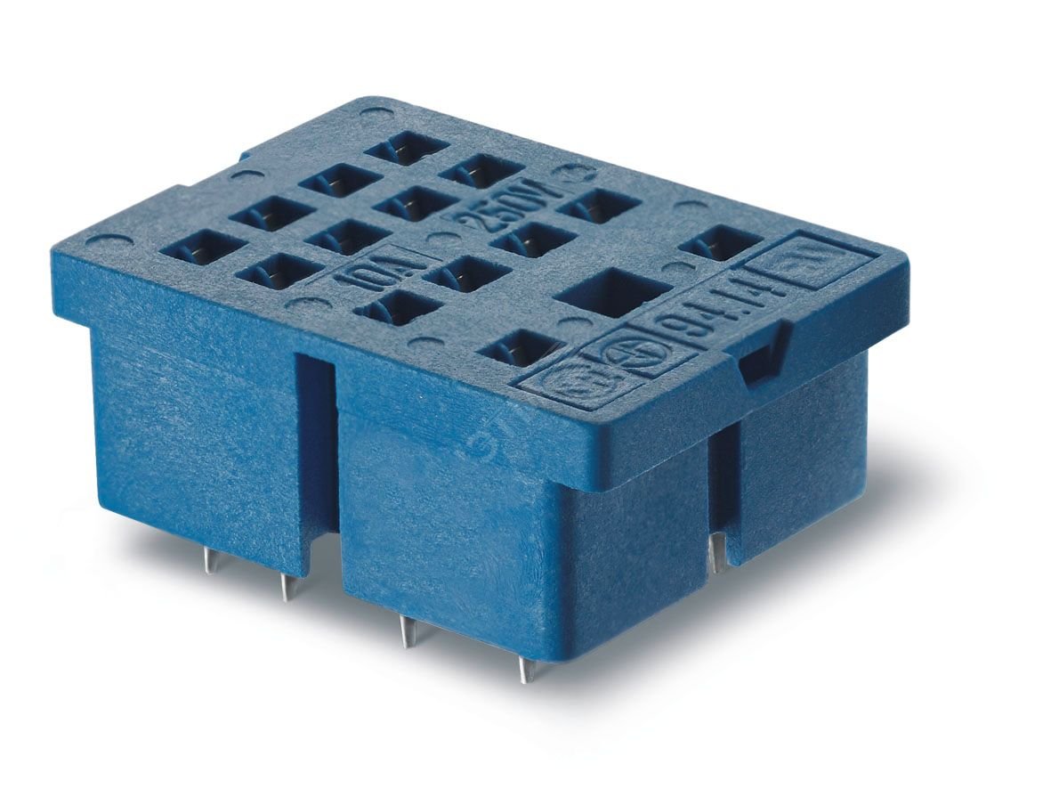 Изображение товара Розетка для монтажа на плате для реле 55.32, 55.34 (шт)