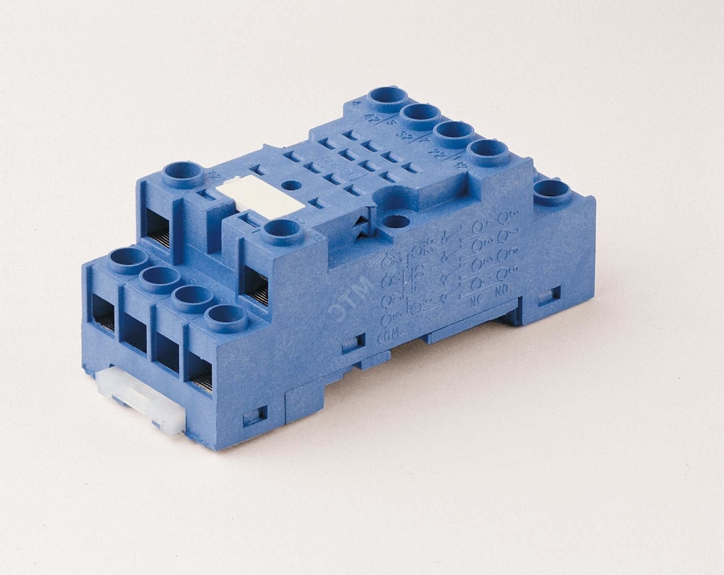 Изображение товара Розетка с винтовыми клеммами под шайбу для реле 55.32, таймера 85.02, применяются модули 99.01 (шт)