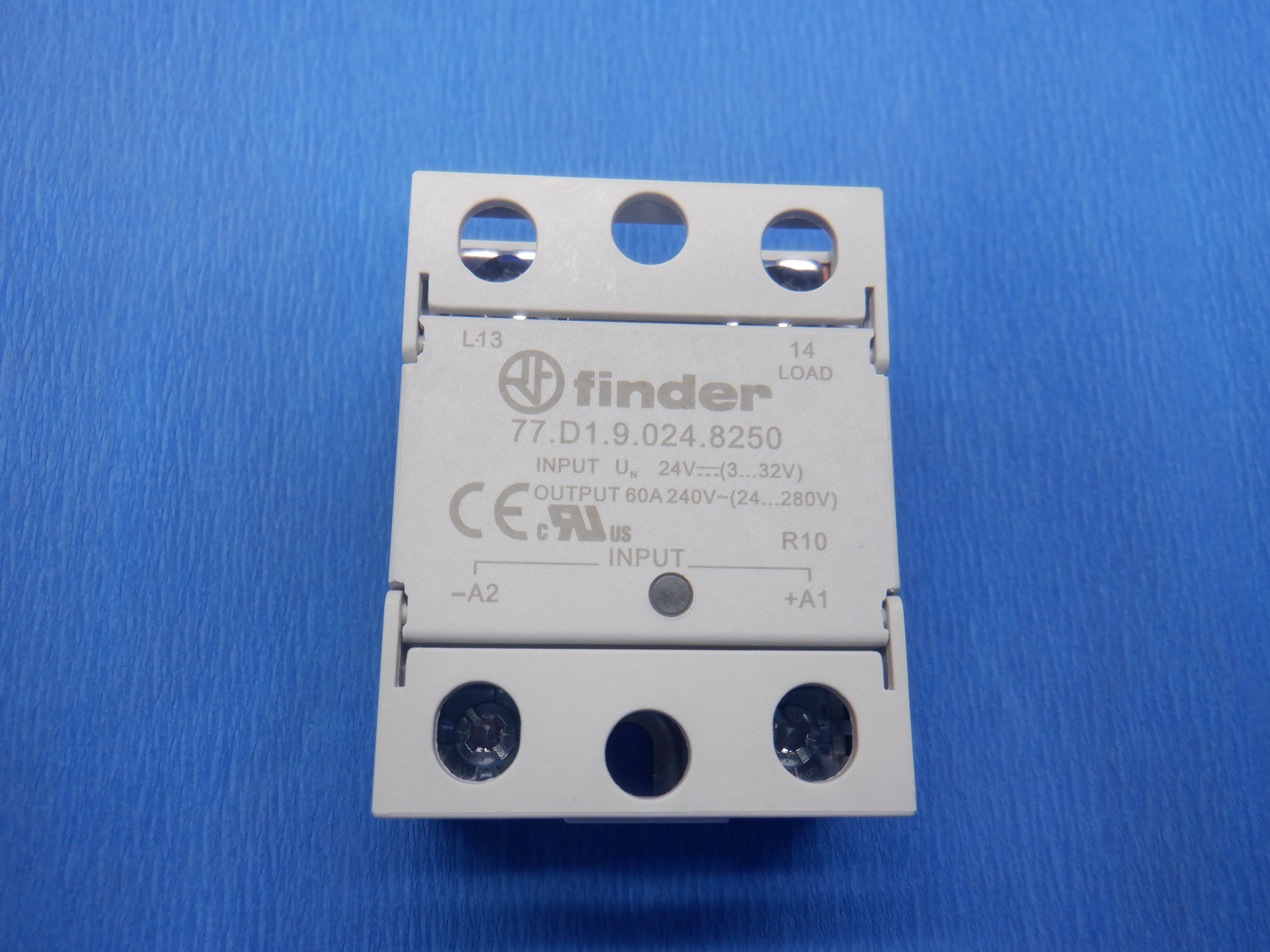 Реле твердотельное, выход 60А 24...280В АС, питание 24В DC, функция