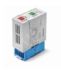 Реле промышленное бистабильное, в комплекте с розеткой 90.21, кнопки SET, RESET, 2CO 8A, Контакты AgNi, бистабильная катушка 2 обмотки, питание 110-125В DС, степень защиты IP20