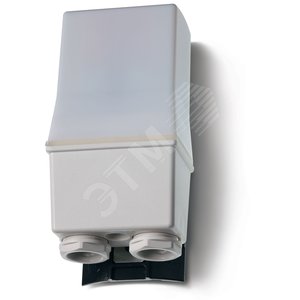Фотореле корпусное для монтажа на улице, 2NO 16A (L1+L2), питание 230В АC, настройка чувствительности 1…80люкс, степень защиты IP54