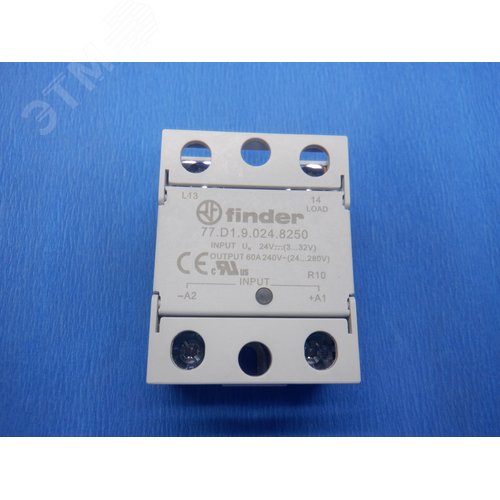 Изображение товара Реле твердотельное, выход 60А 24...280В АС, питание 24В DC, функция (шт)