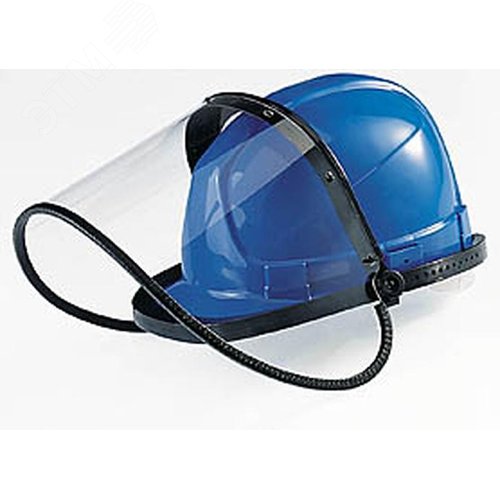 Изображение товара Щиток xspr термостойкий с термостойкой окантовкой на каску uvex Супер Босс и Термо Босс, круговое крепление, линза прозрачная (шт)