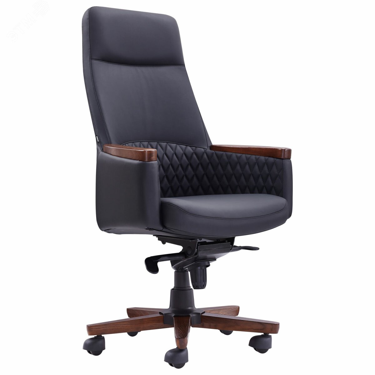 Изображение товара Кресло HAWASAN Desire EX-771 натуральная кожа дерево мультиблок черное