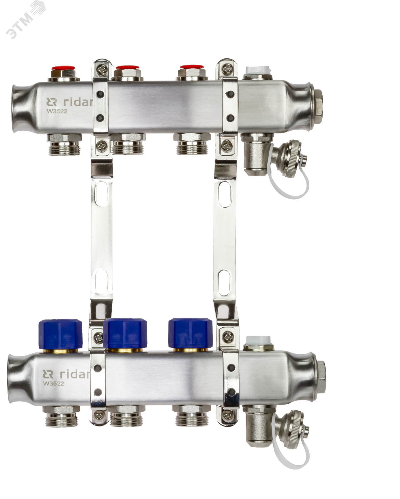 Изображение товара Коллекторная группа SSM-3R set 3 контура с термостатическими клапанами